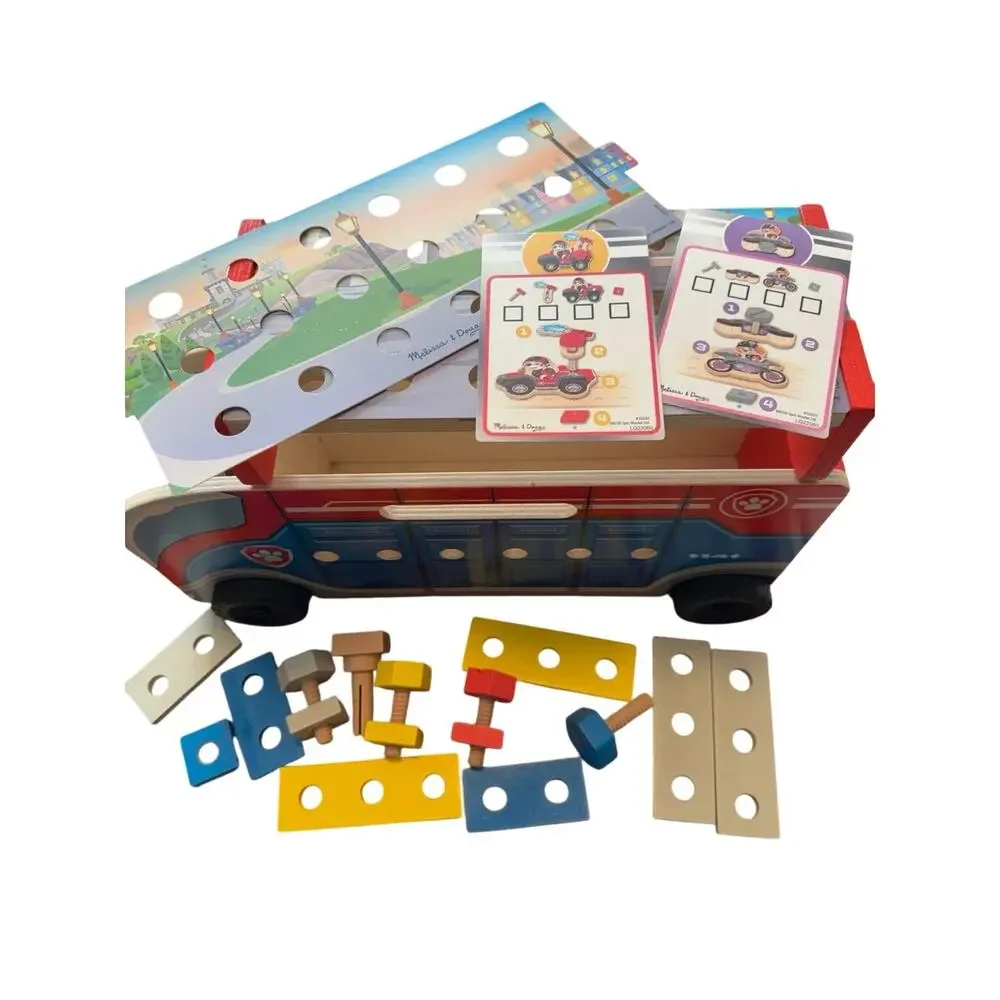 Melissa & Doug PAW Patrol Pup Pack Rescue Truck Wooden Play Set
